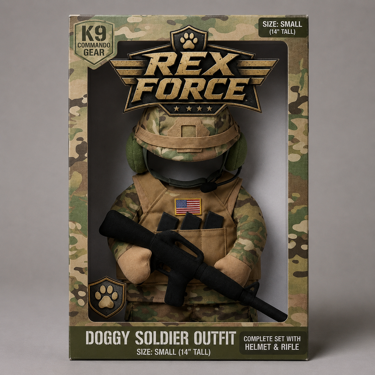 Doggy Soldier Outfit