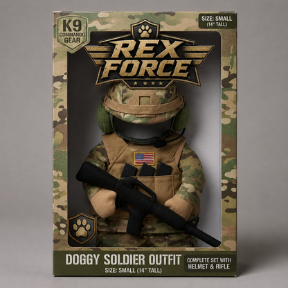 Doggy Soldier Outfit