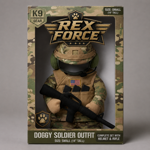 Doggy Soldier Outfit