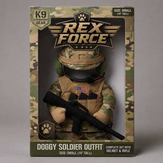 Doggy Soldier Outfit